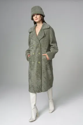 Mint Reversible Genuine Sheepskin Maxi Coat