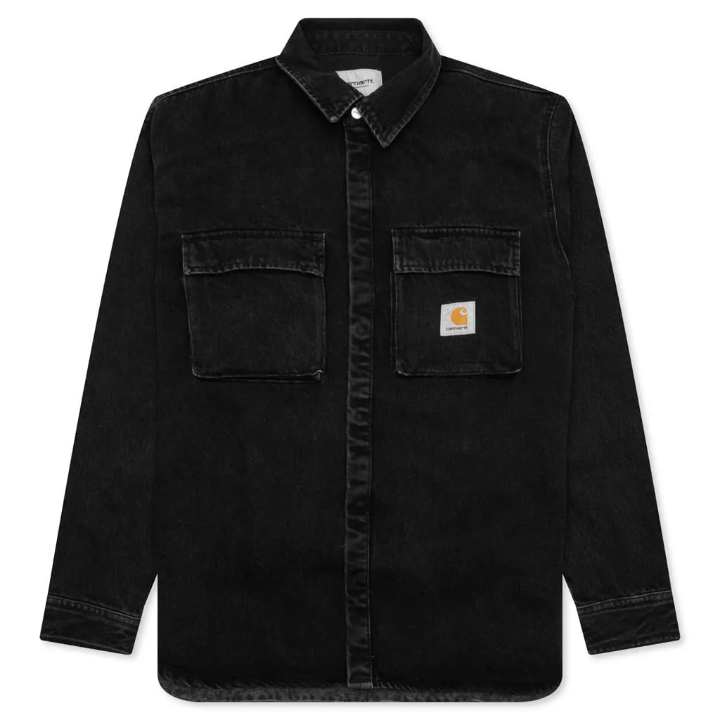 Monterey Shirt Jacket - Black Stone Washed