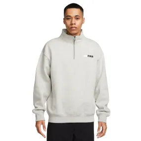 Nike SB 1/4-Zip Fleece Skate Sweatshirt Grey Heather