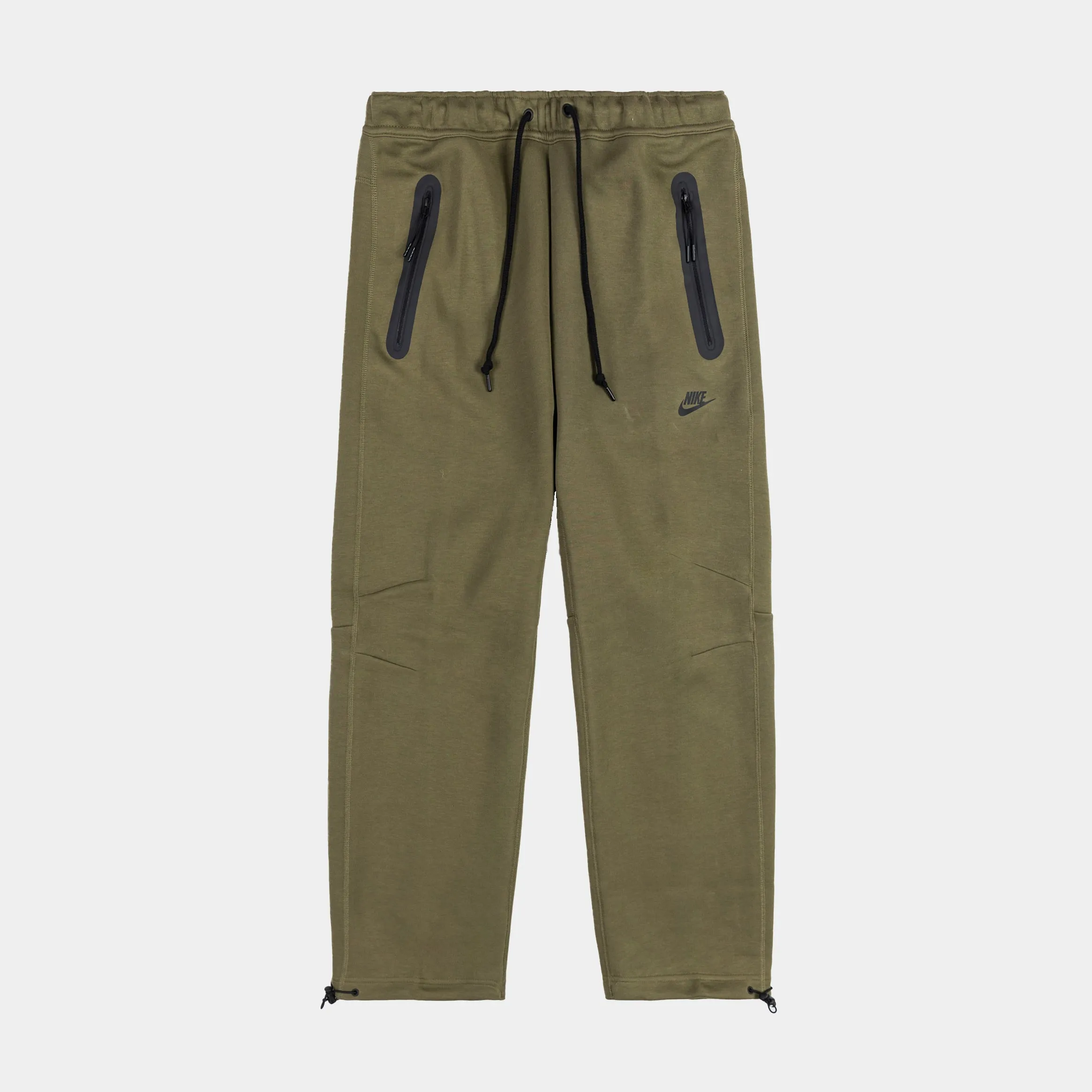 NSW Tech Fleece Open Hem Mens Sweatpants (Olive/Black)