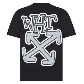 OFF-WHITE CARLOS ARROW T-SHIRT BLACK / GREY