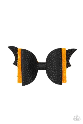 Paparazzi SPOOK-taculer, SPOOK-taculer - Black Hair Bow