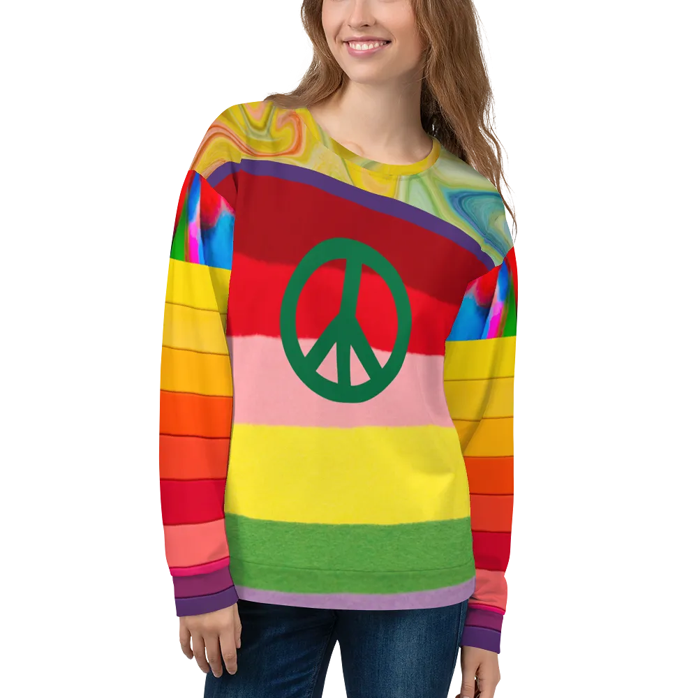 Peace Love & Rainbows Sweatshirt