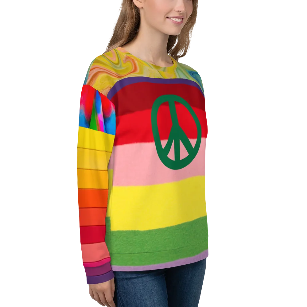 Peace Love & Rainbows Sweatshirt