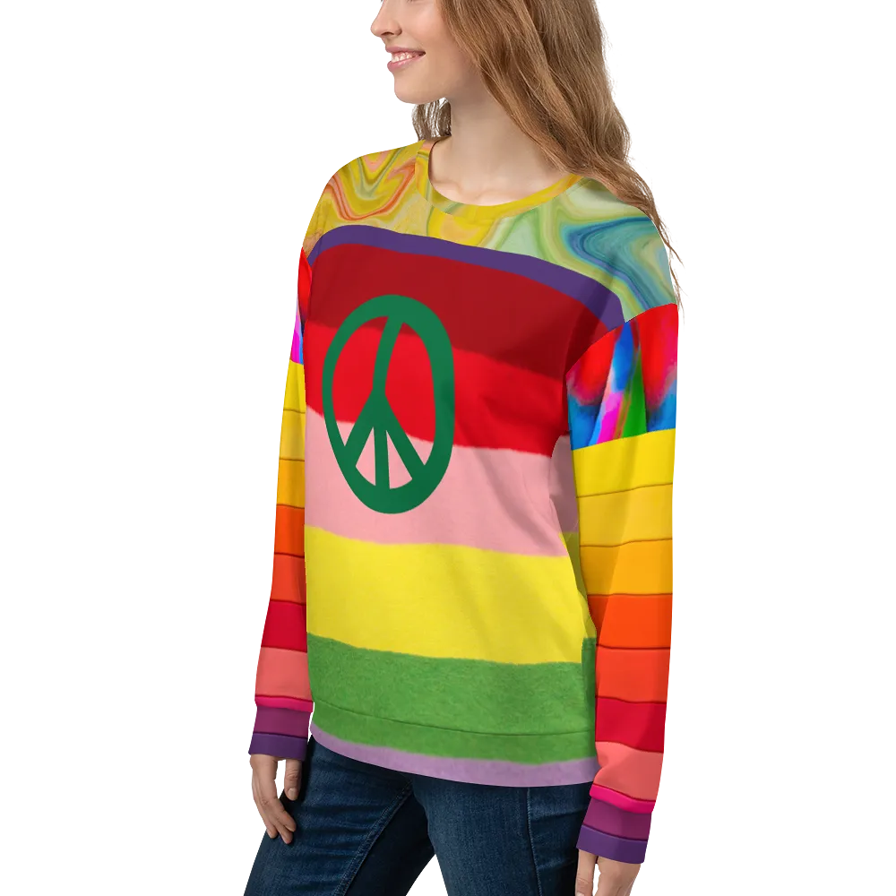 Peace Love & Rainbows Sweatshirt