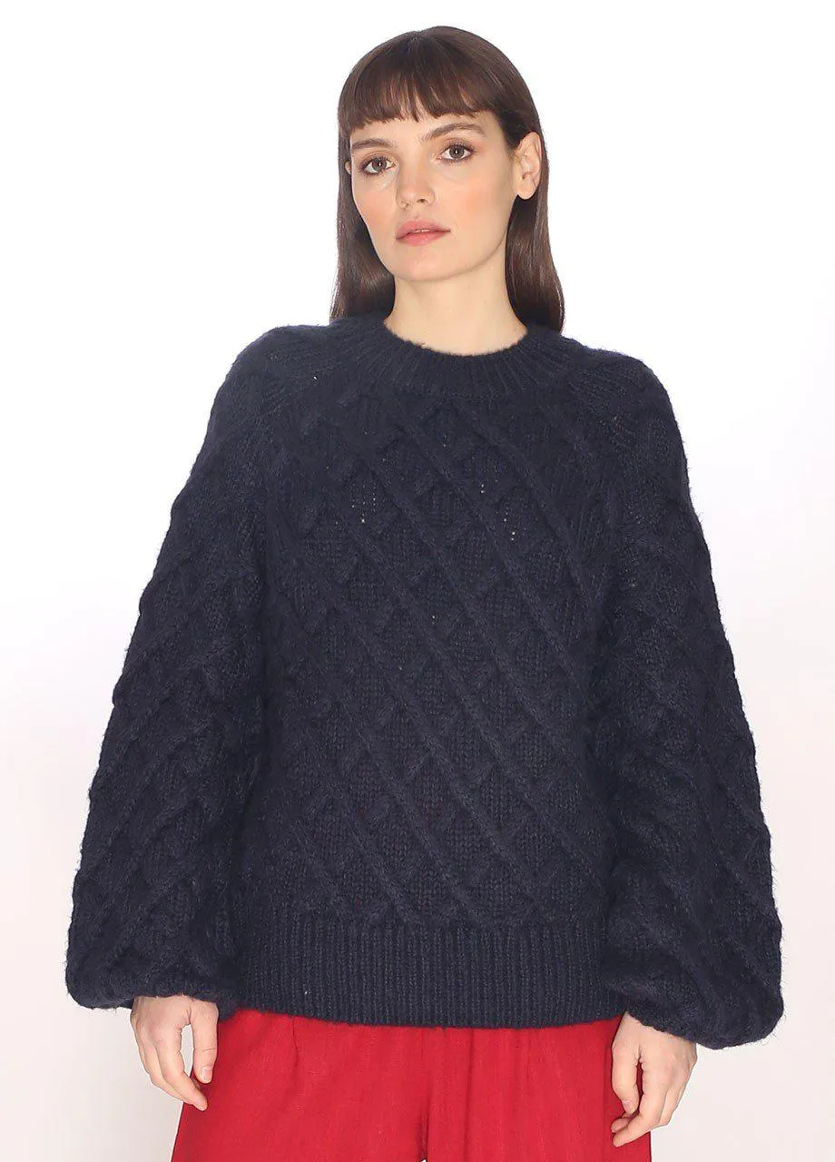 Pepaloves Diamonds Sweater in Blue