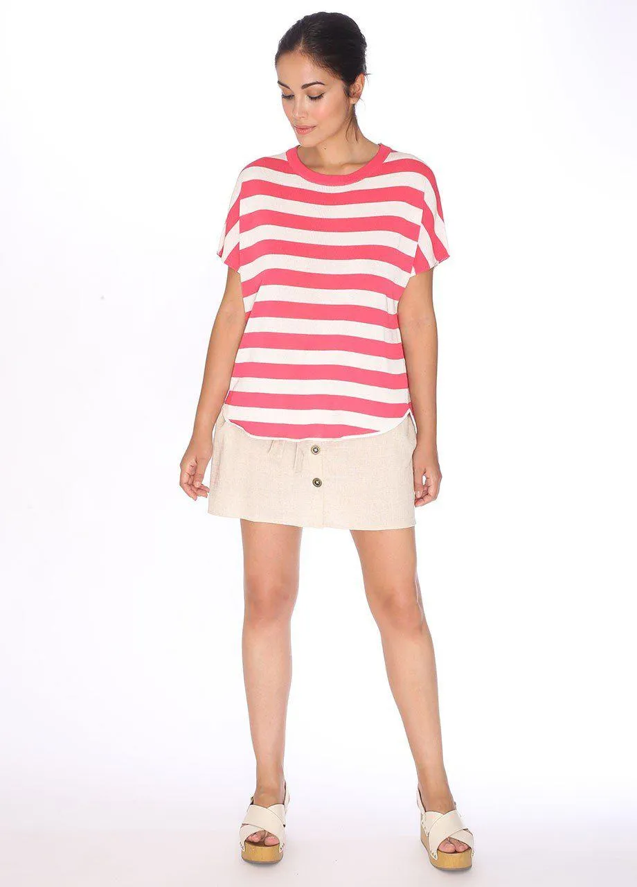 Pepaloves Stripe Sweater in Pink