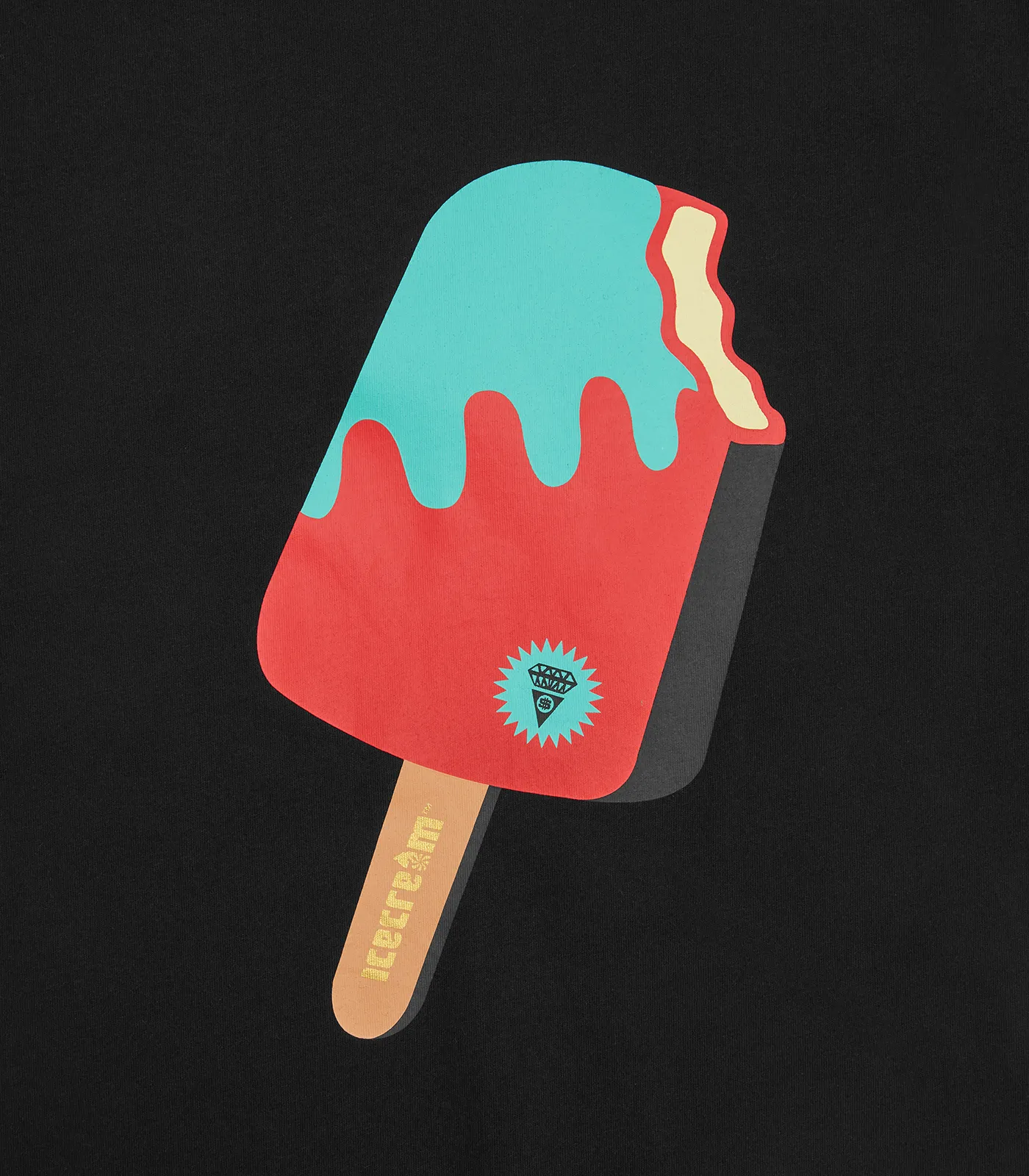 POPSICLE T-SHIRT - BLACK