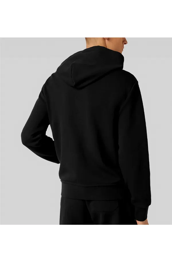 Ralph Lauren Double Knit Zip Hoodie Black