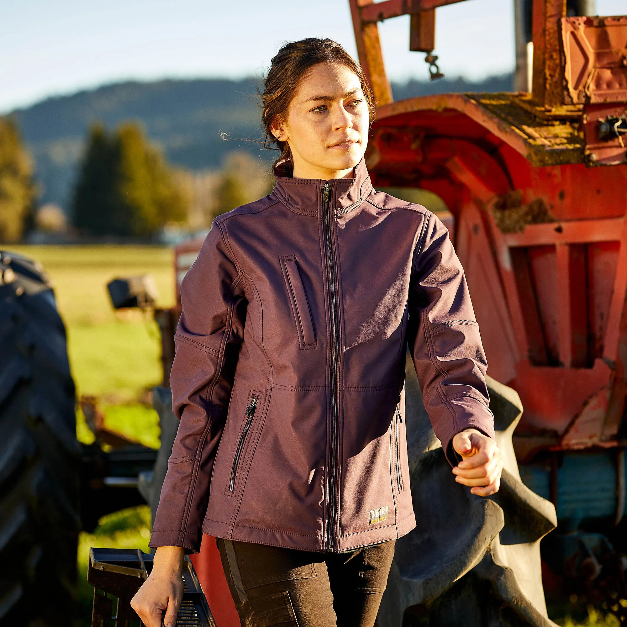 Rebar Stretch Canvas Softshell Jacket