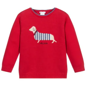 Red Sausage Dog Sweater