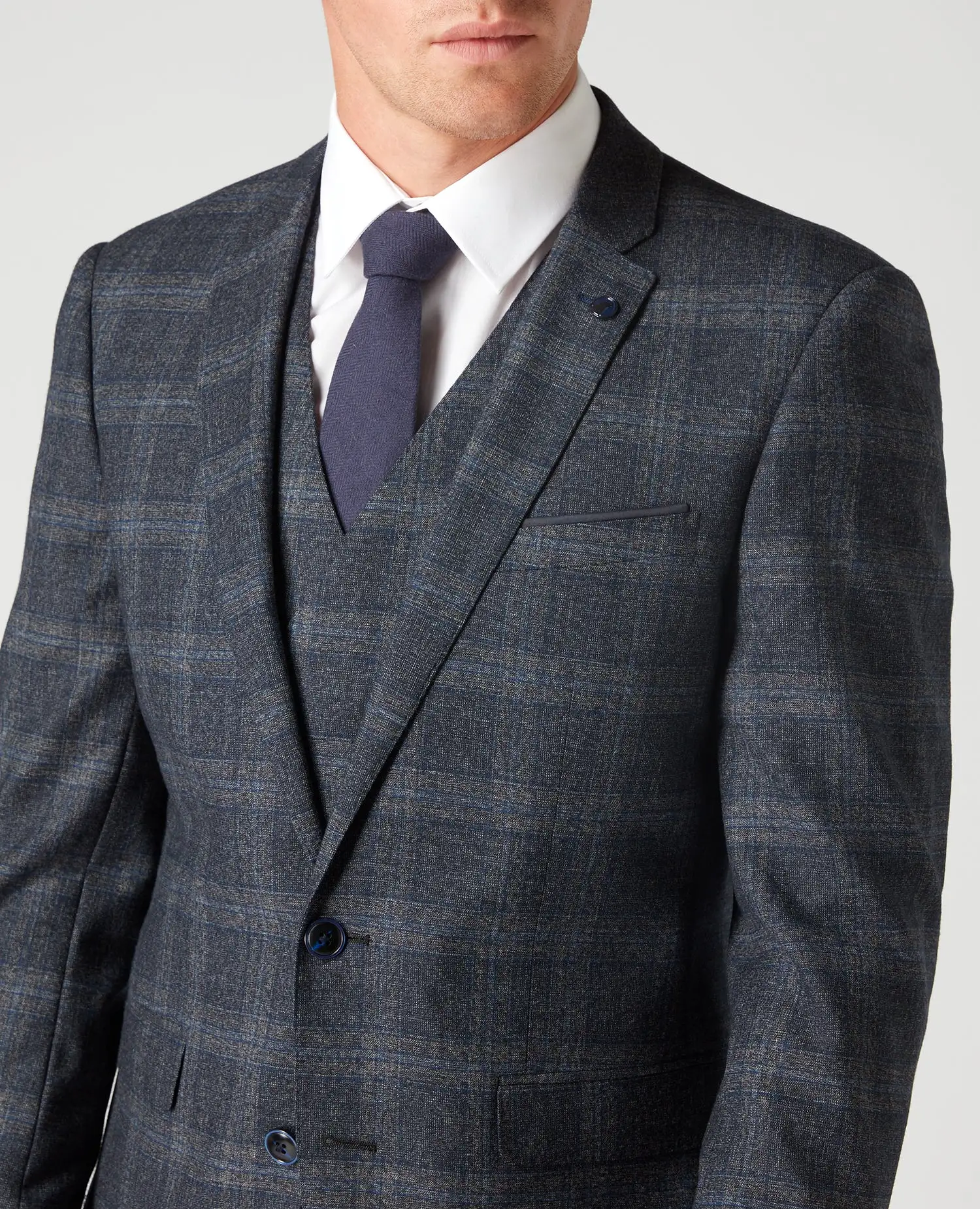 REMUS UOMO Lorenzo X-Slim Fit Mix & Match Suit/Grey - CORE AW21