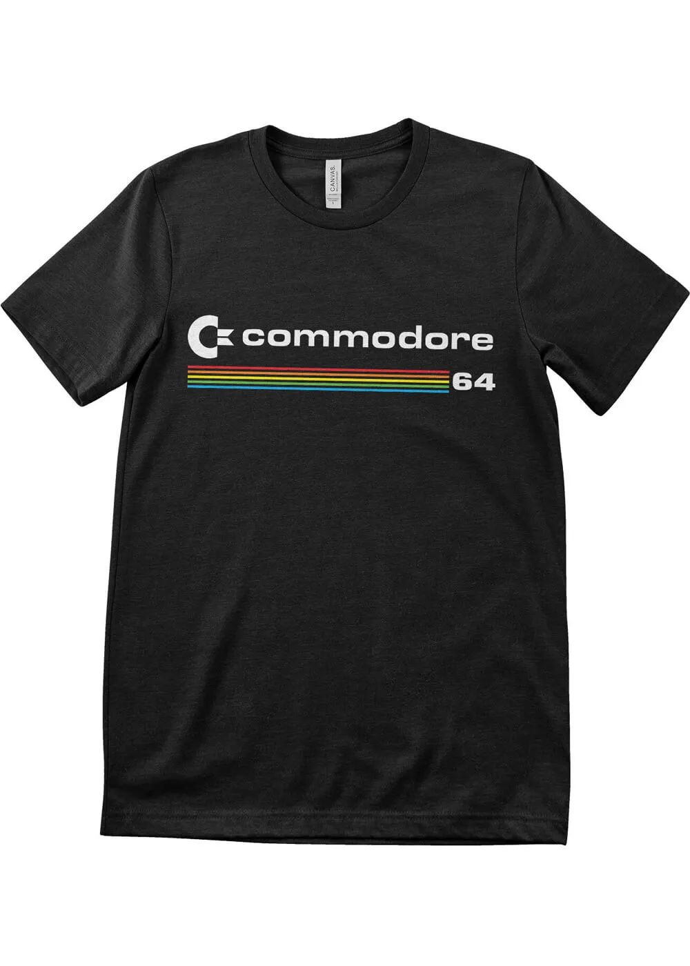 Retro Games Commodore 64 Logo T-Shirt Black