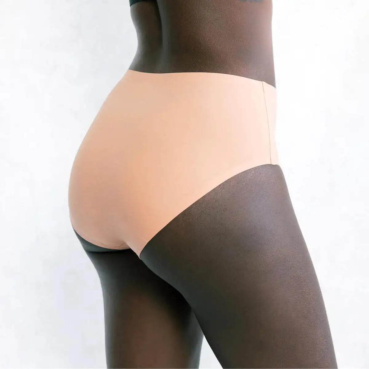 Seamless High Waist Brief Period Underwear