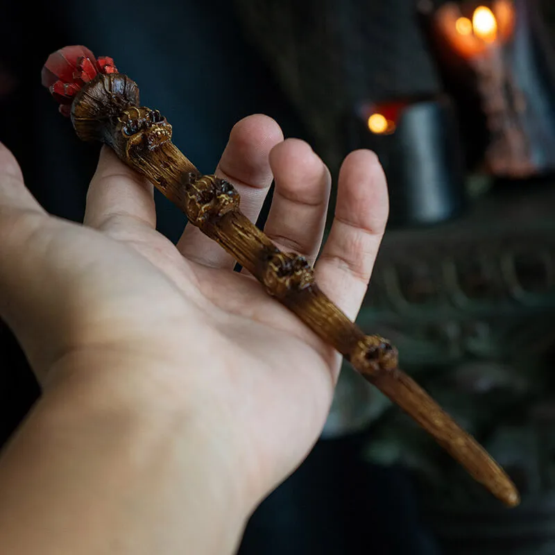 Skull Crystal Wand