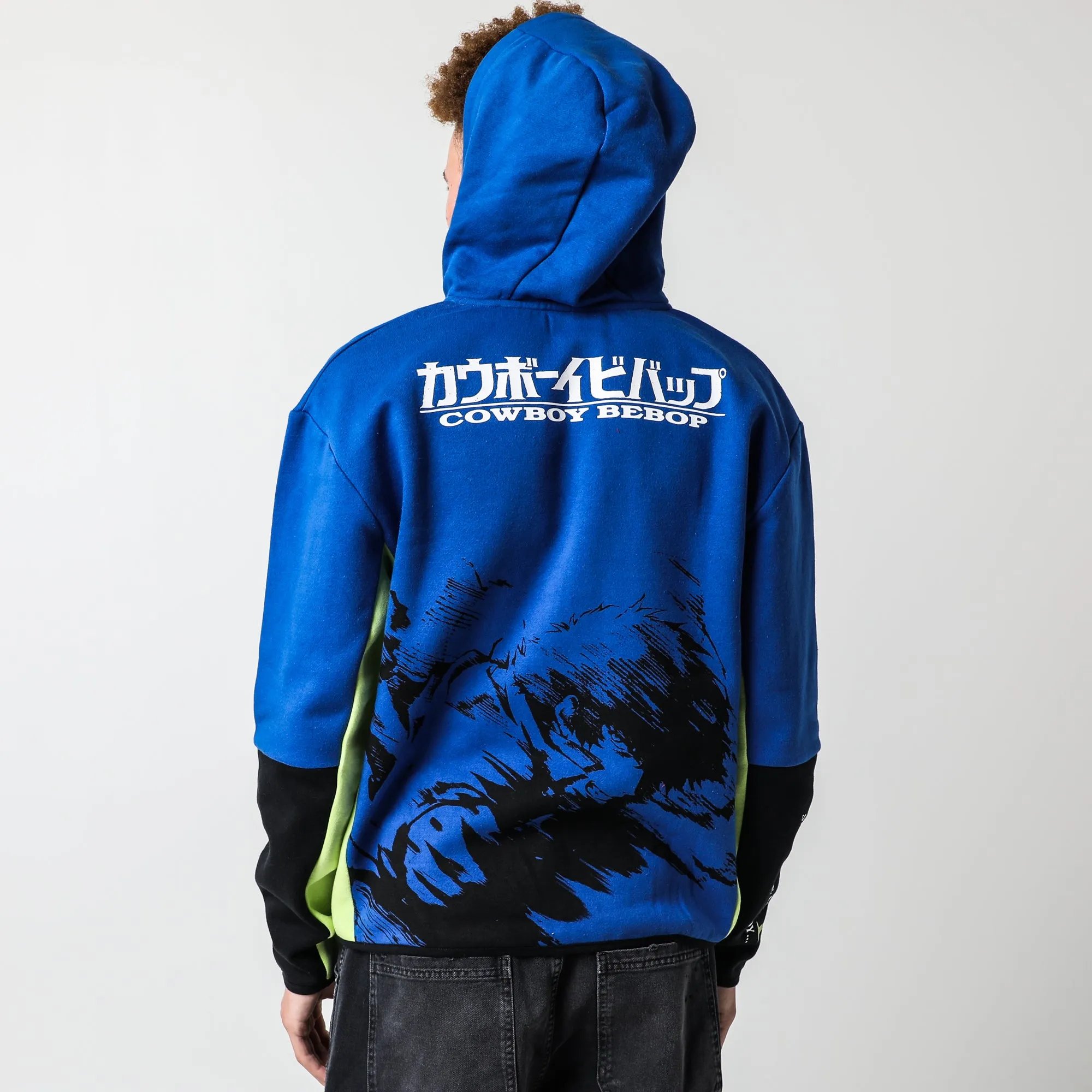 Spike Spiegel Contrast Zip Hoodie