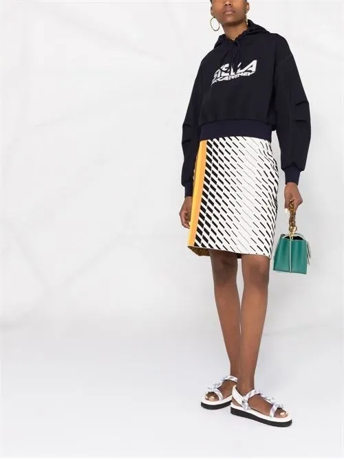 Stella McCartney  |Scuba Logo Print Hoodie