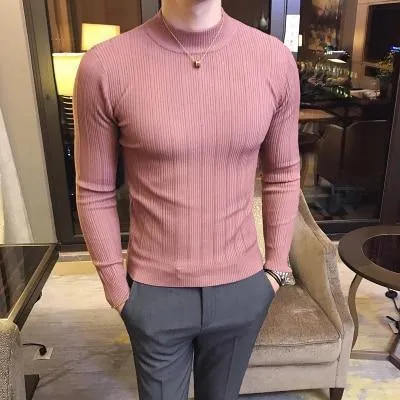 Striped Pattern Sweater For Men