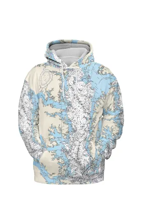 The Lower Chesapeake Bay Lightweight Hoodie Sweatshirt