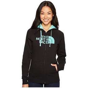 The North Face Women's Half Dome Full Zip Hoodie TNF Black/Bermuda Green