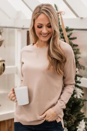 Unforgettable Feeling Knit Sweater- Taupe