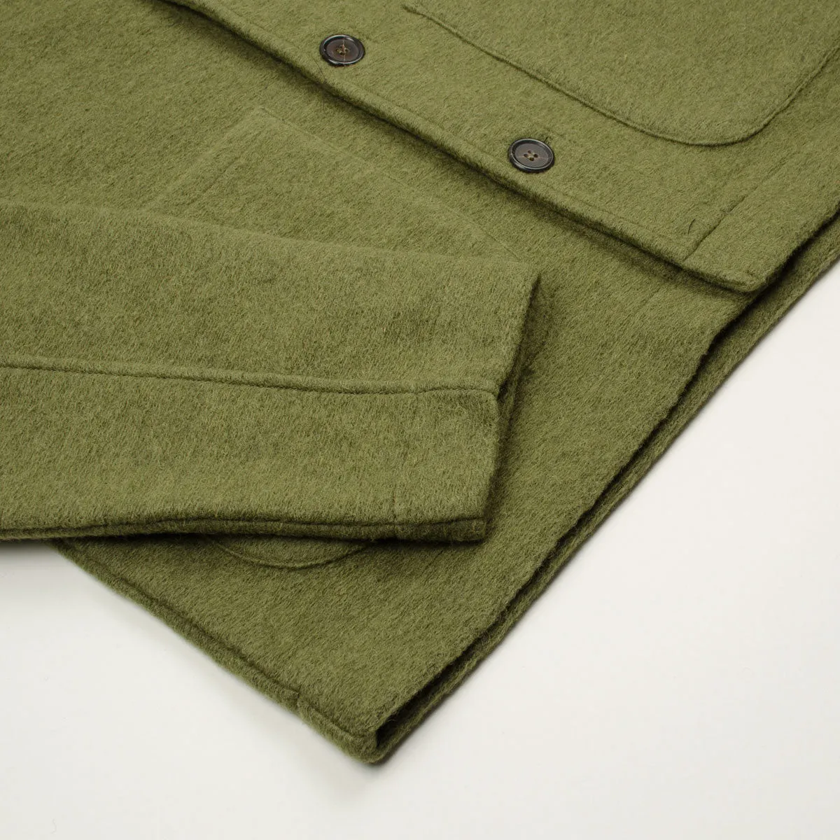 Universal Works - Field Jacket Wool Fleece - Lovat