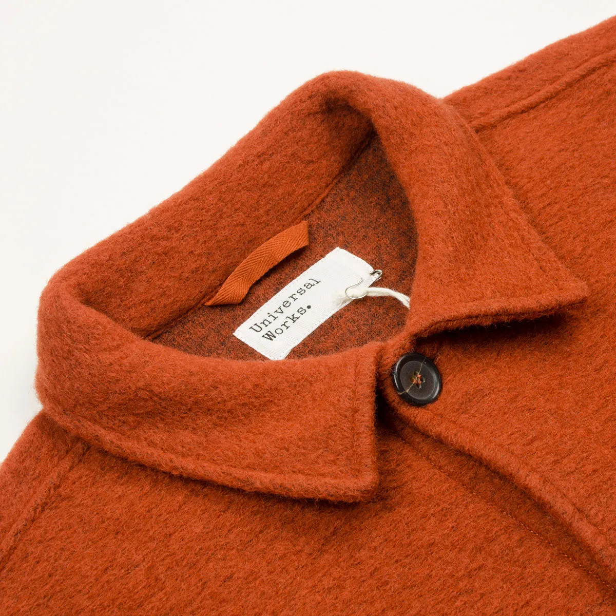 Universal Works - Field Jacket Wool Fleece - Orange