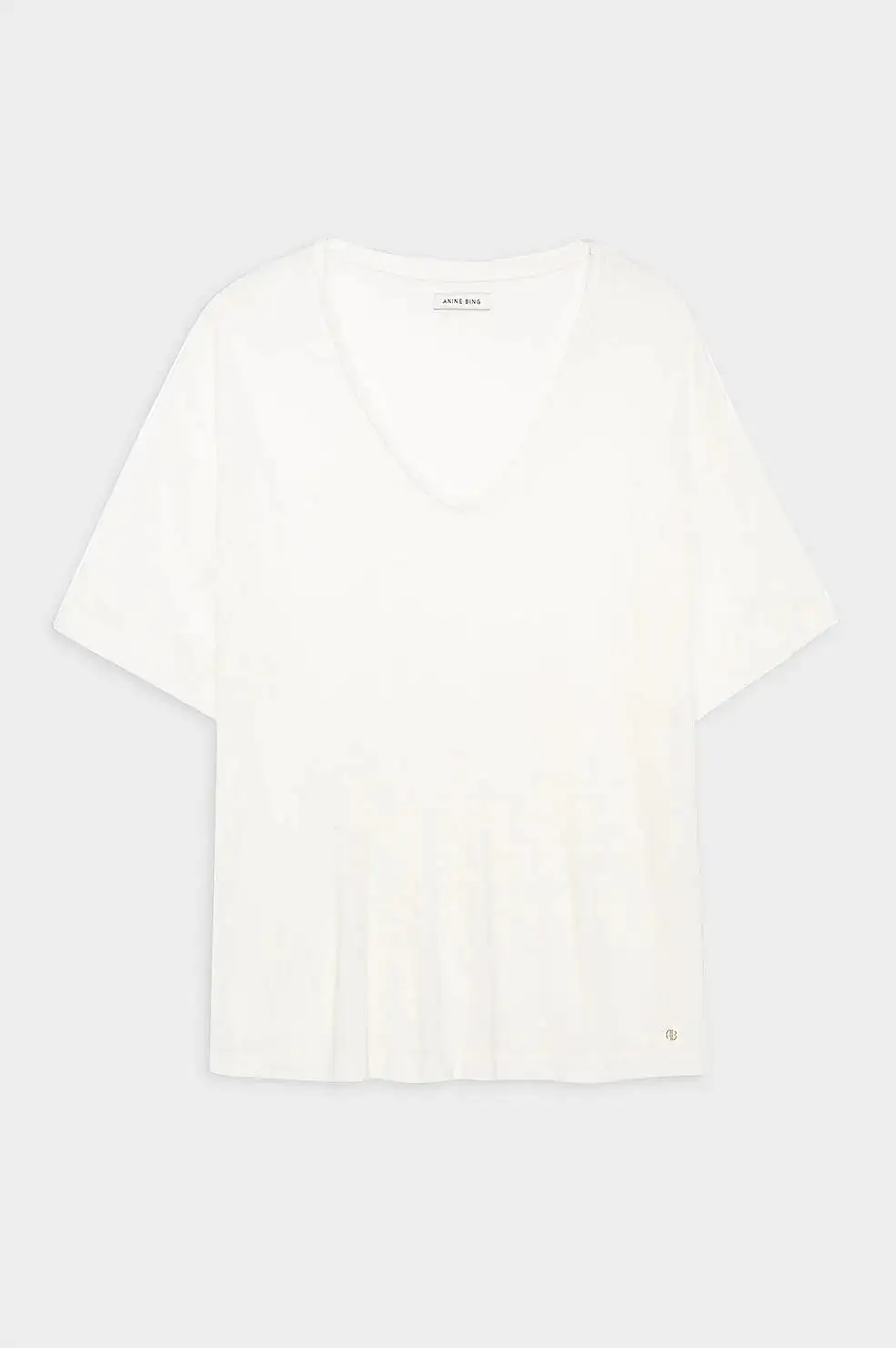 Vale Cashmere Blend Tee - Off White