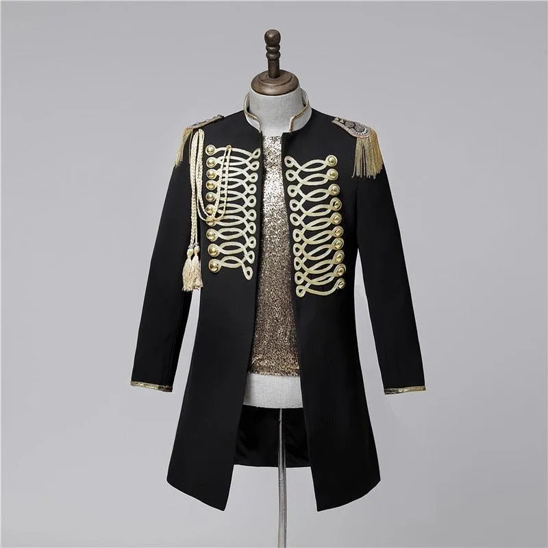 Vintage Steampunk Long Blazer Jacket