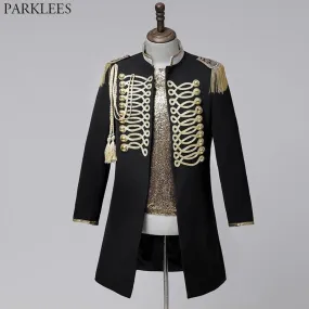 Vintage Steampunk Long Blazer Jacket