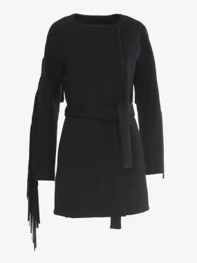 Vionnet Coat with bangs and belt