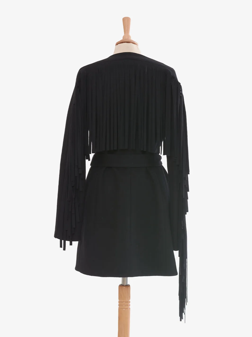 Vionnet Coat with bangs and belt