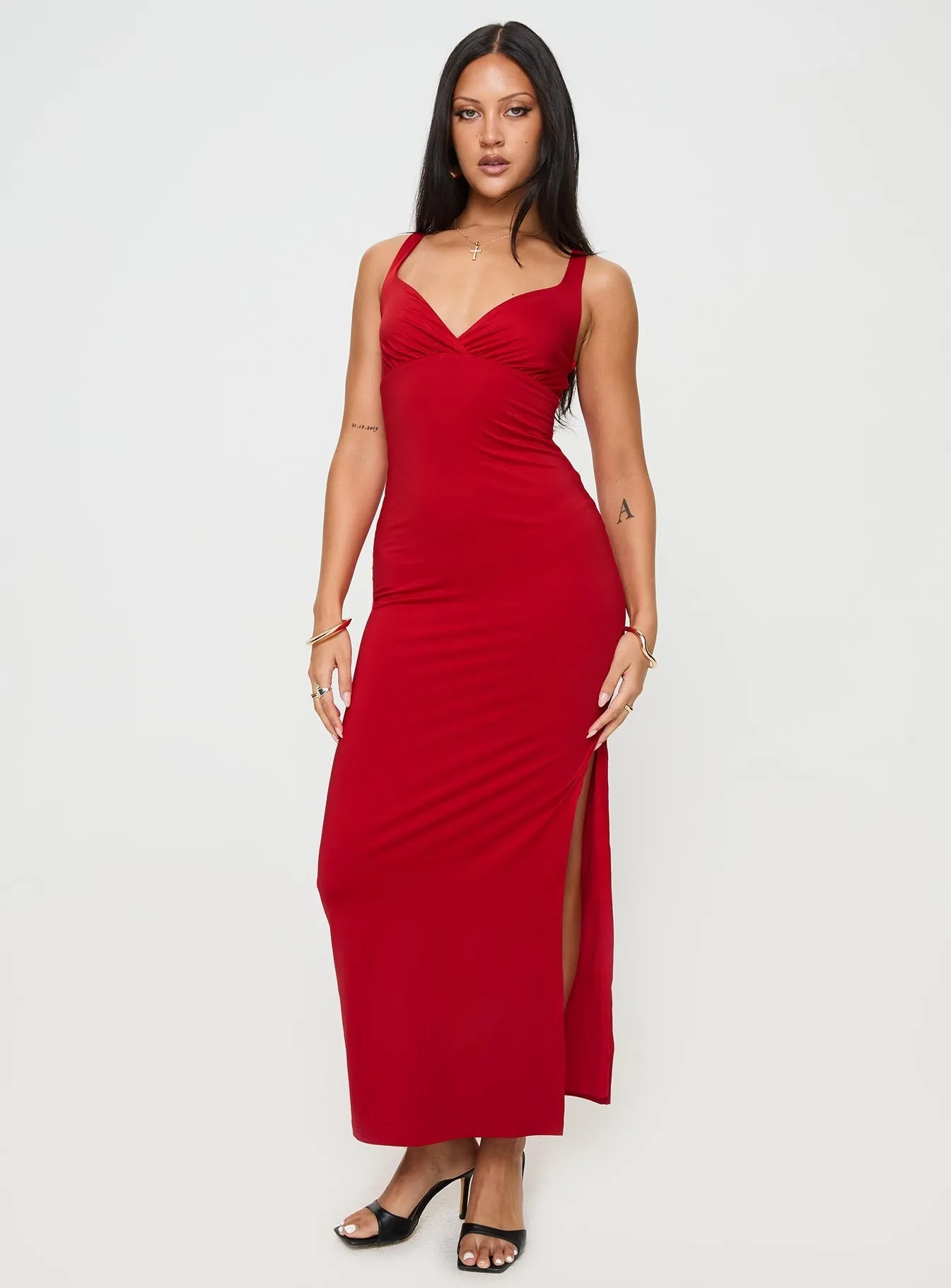 Wandella Maxi Dress Red