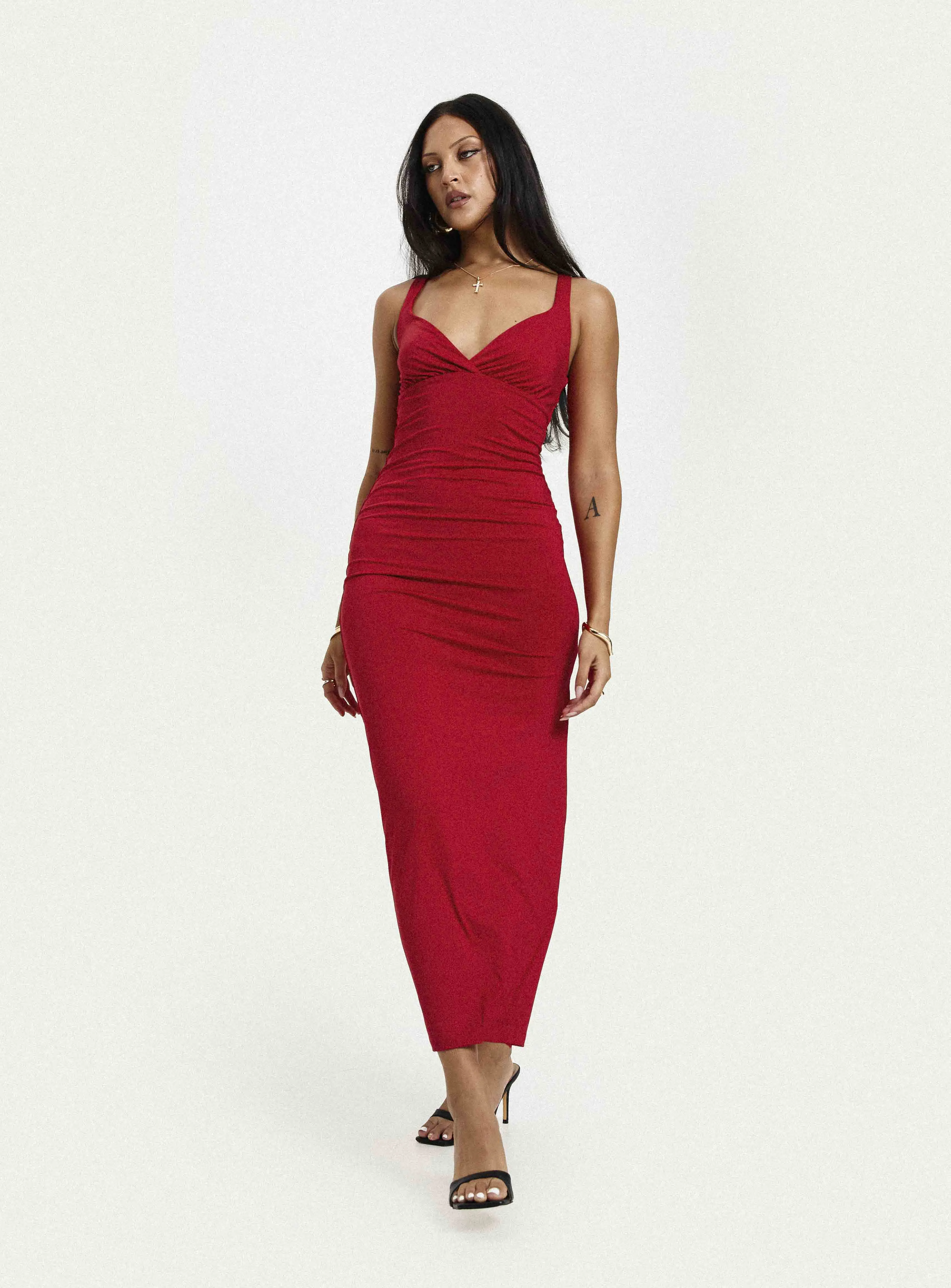 Wandella Maxi Dress Red