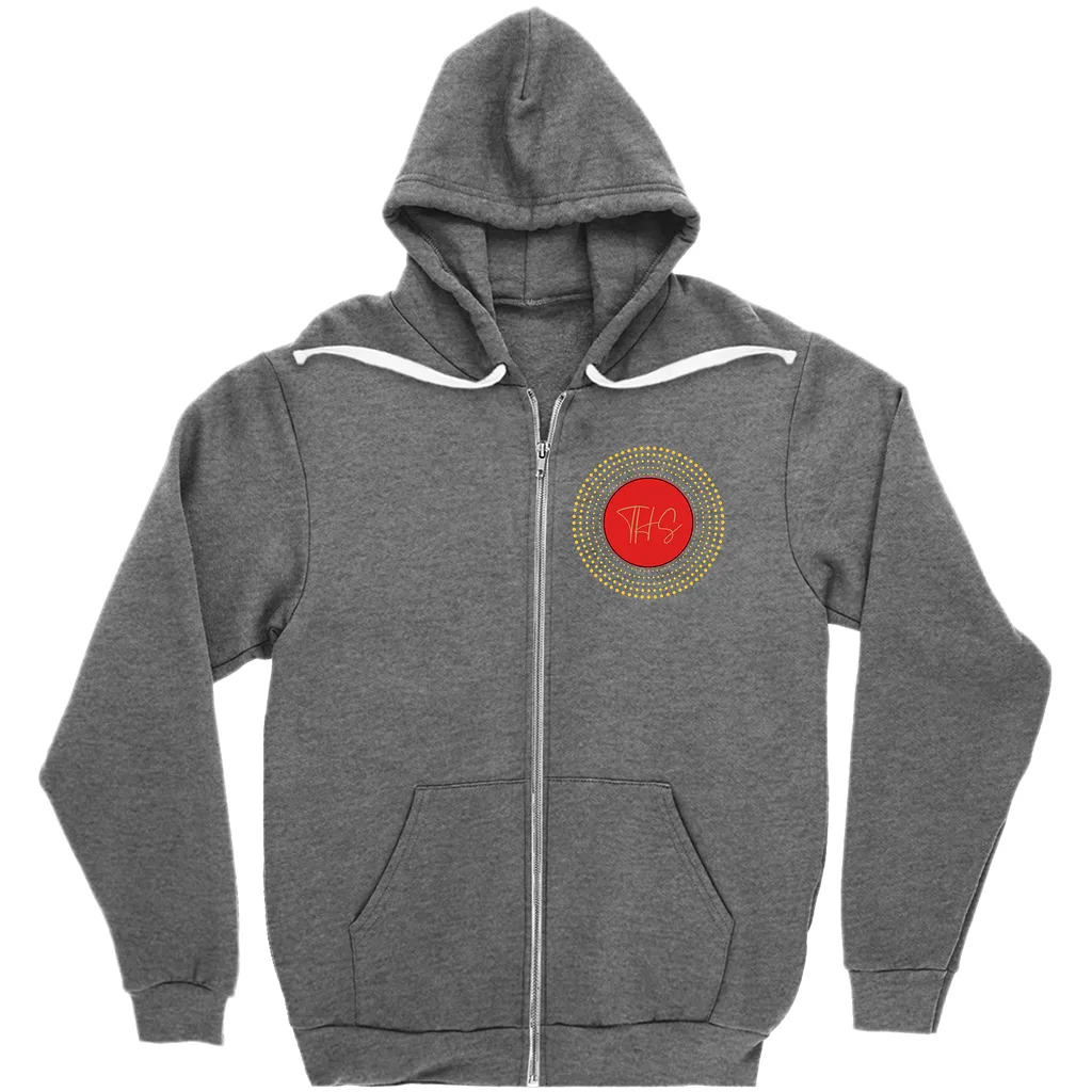 Warrior Pose Zip-Front Hoodie