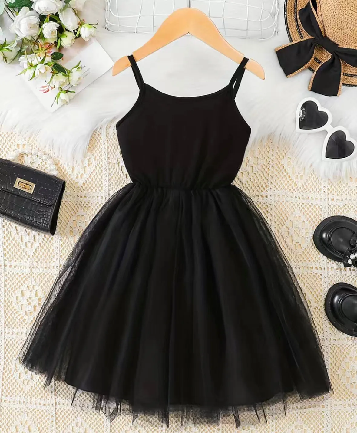 Wednesday vibes tutu dress