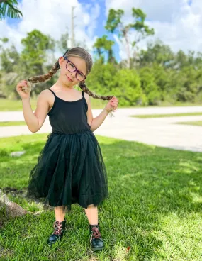 Wednesday vibes tutu dress