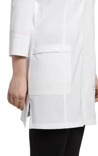 White Cross FIT Lab Coat-White