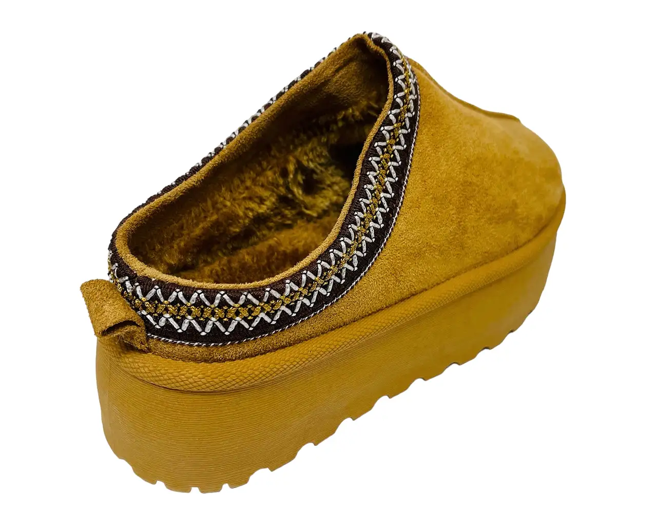 Women's Faux Suede Aztec Platform Shoes